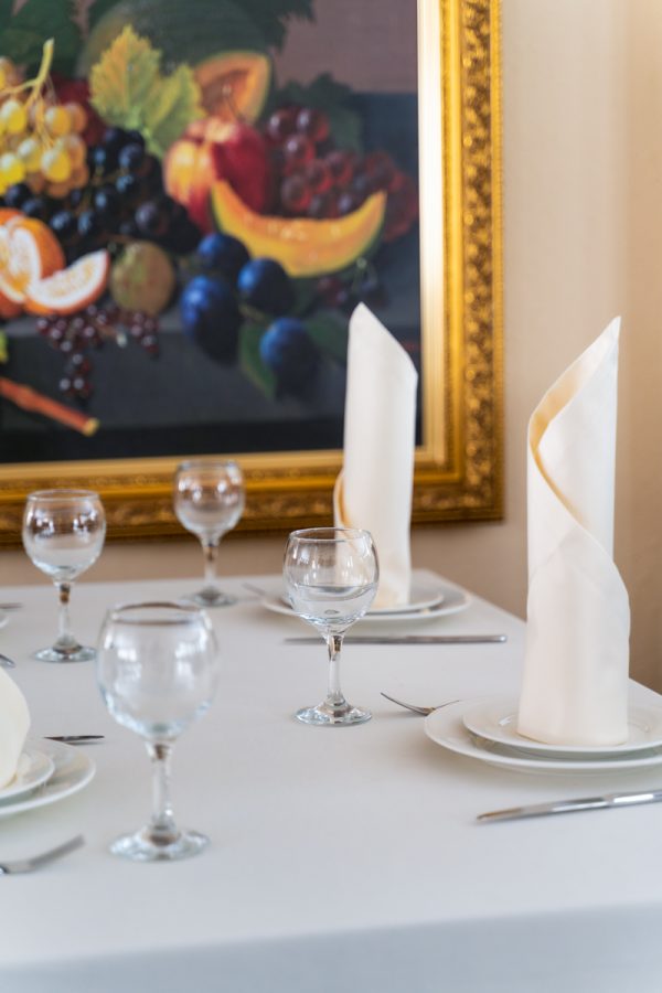 Сервировка в санатории «Дворец нарзанов» в г. Кисловодске - фотография