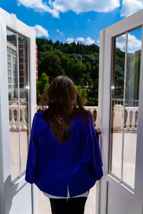 Балкон в санатории «Дворец нарзанов» в г. Кисловодске - фотография