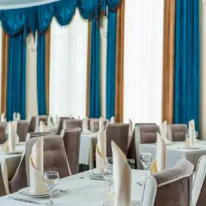 Сервировка в санатории «Дворец нарзанов» в г. Кисловодске - фотография