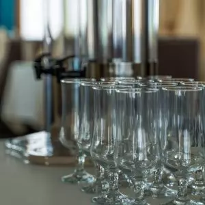 Сервировка в санатории «Дворец нарзанов» в г. Кисловодске - фотография