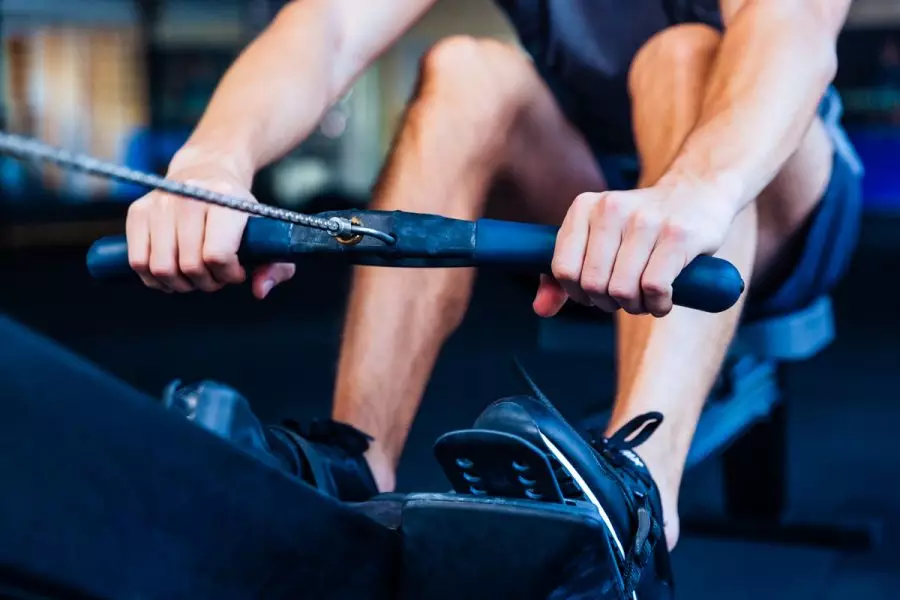 Тренажёрный зал в санатории - фотография